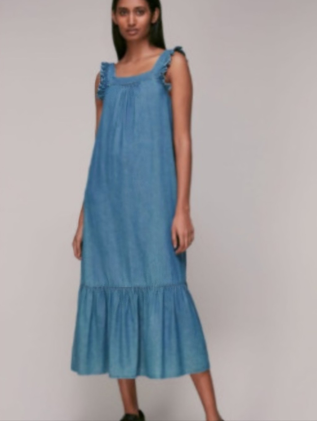 Mlle Gabrielle Rayon Maxi Dress, Size 1x